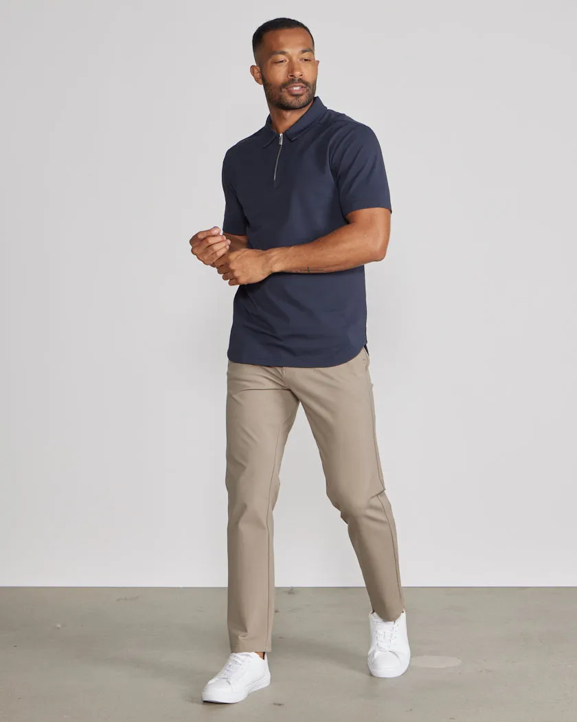 LUX Zip Polo