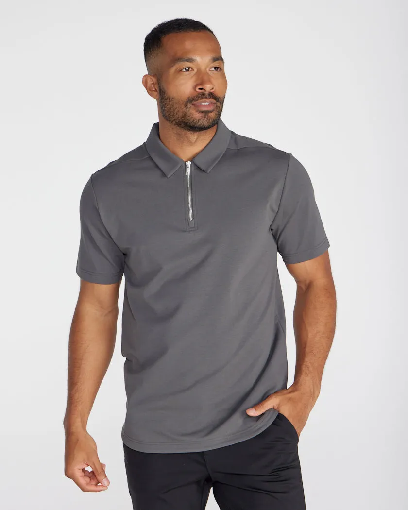 LUX Zip Polo