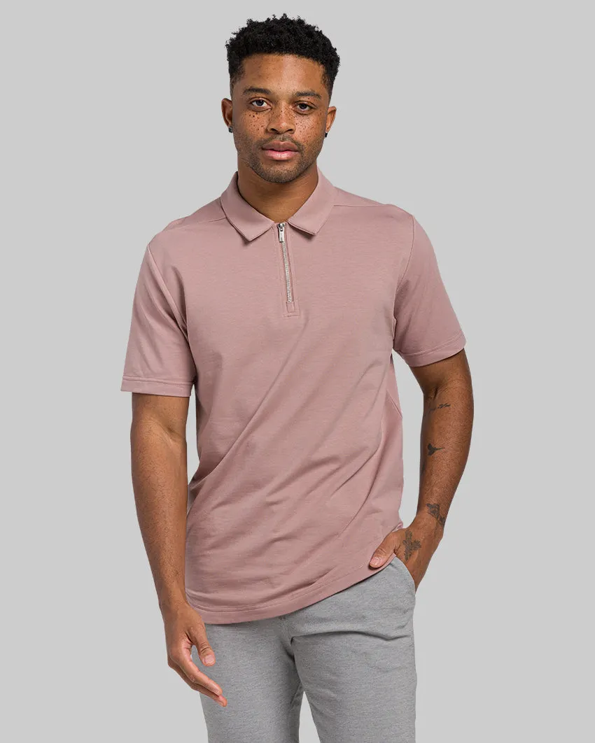 LUX Zip Polo