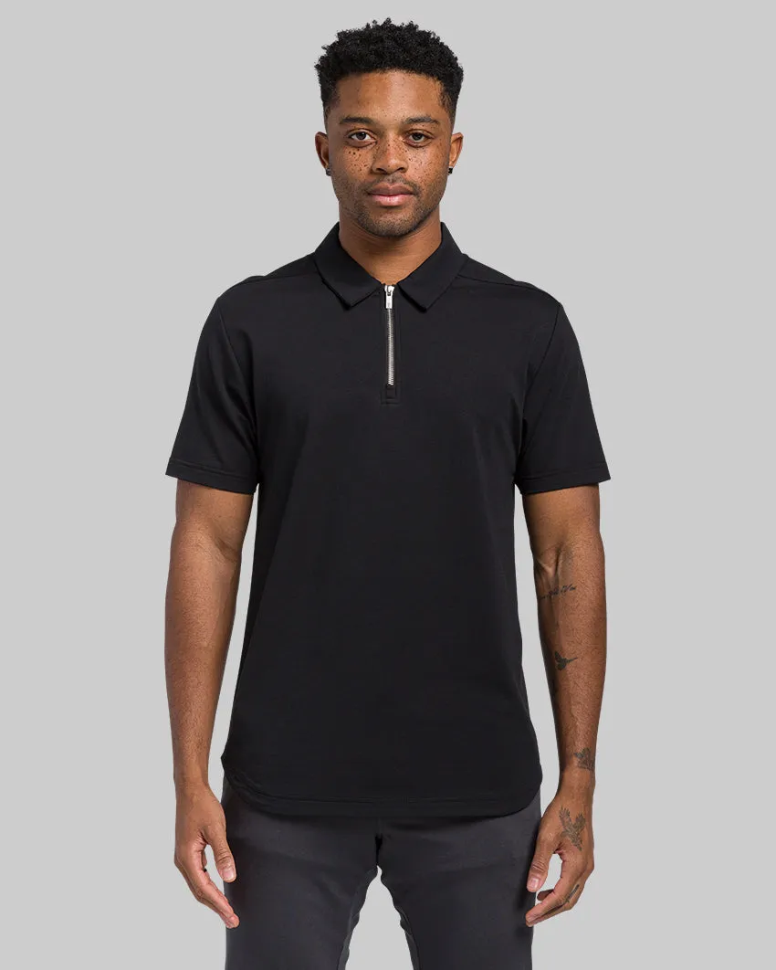 LUX Zip Polo