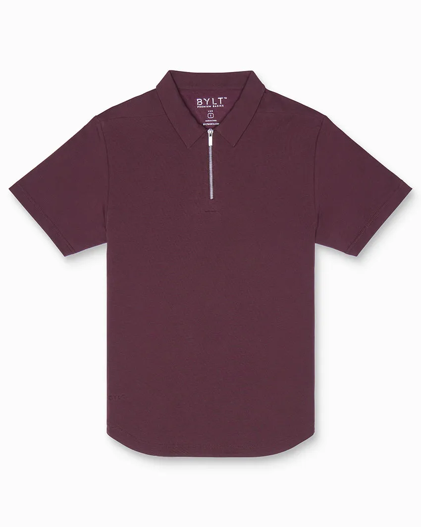 LUX Zip Polo