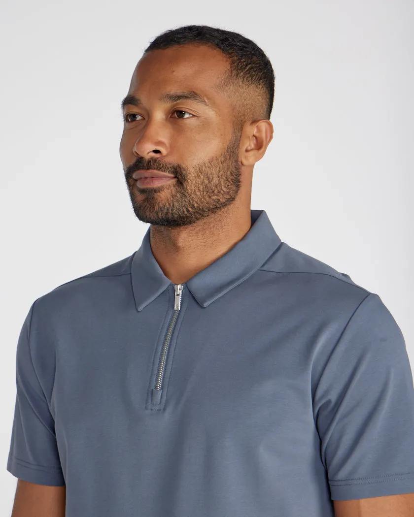 LUX Zip Polo