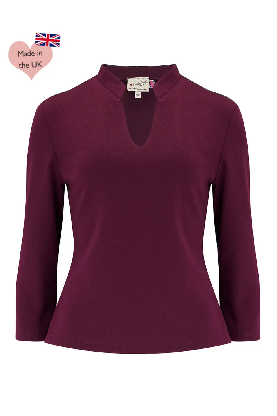 Maggie Top in Plum