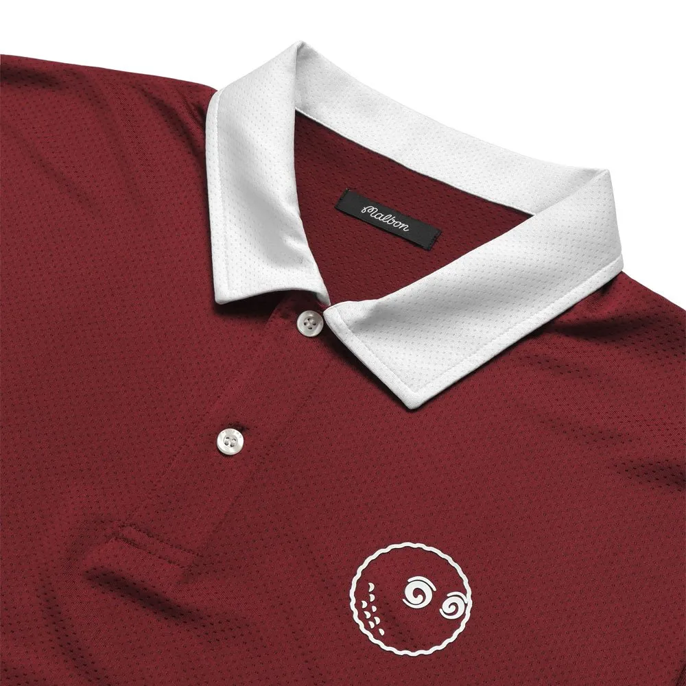 Malbon Trophy Baldwin Mesh Golf Polo 2023