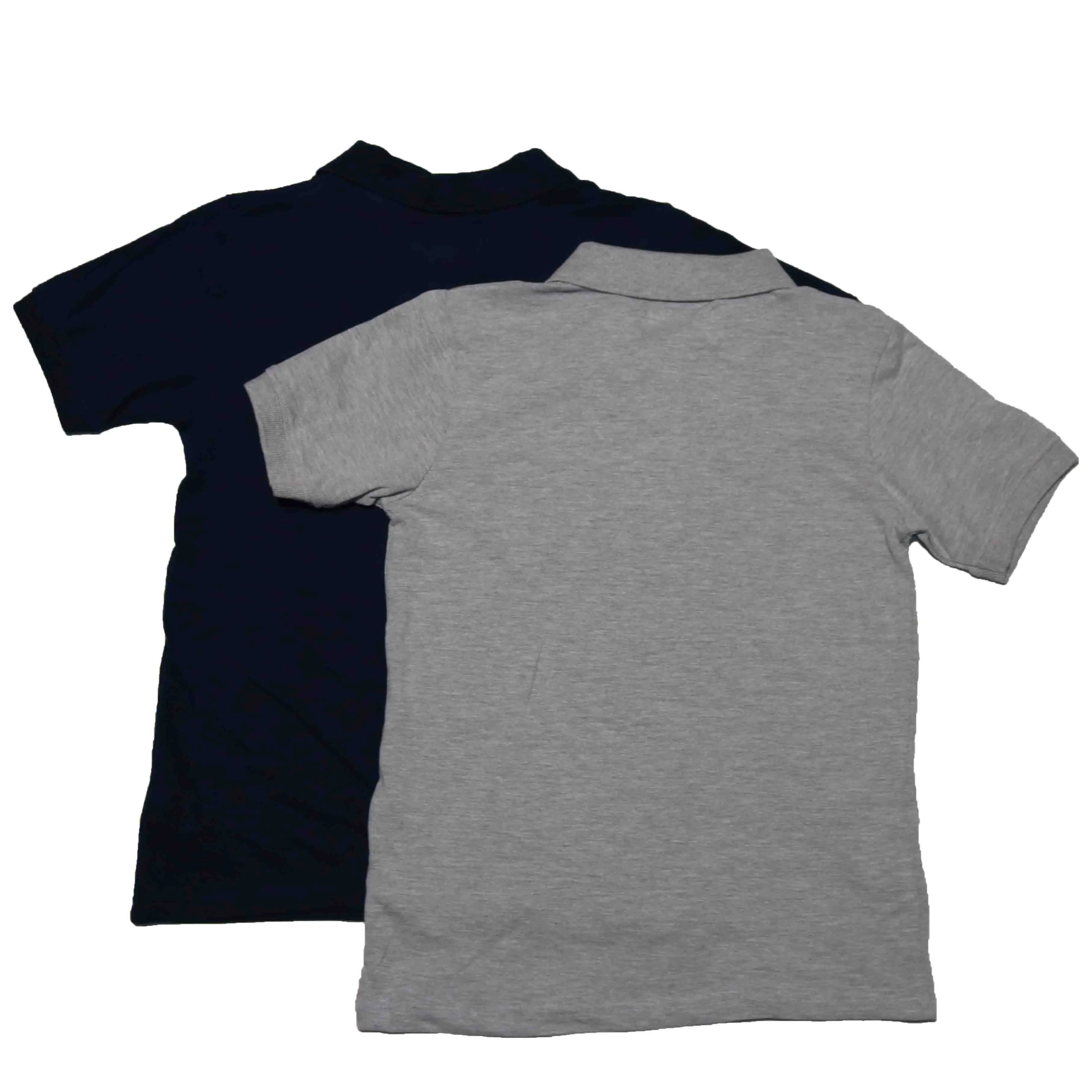 Navy blue and Grey 2 Pc Polo