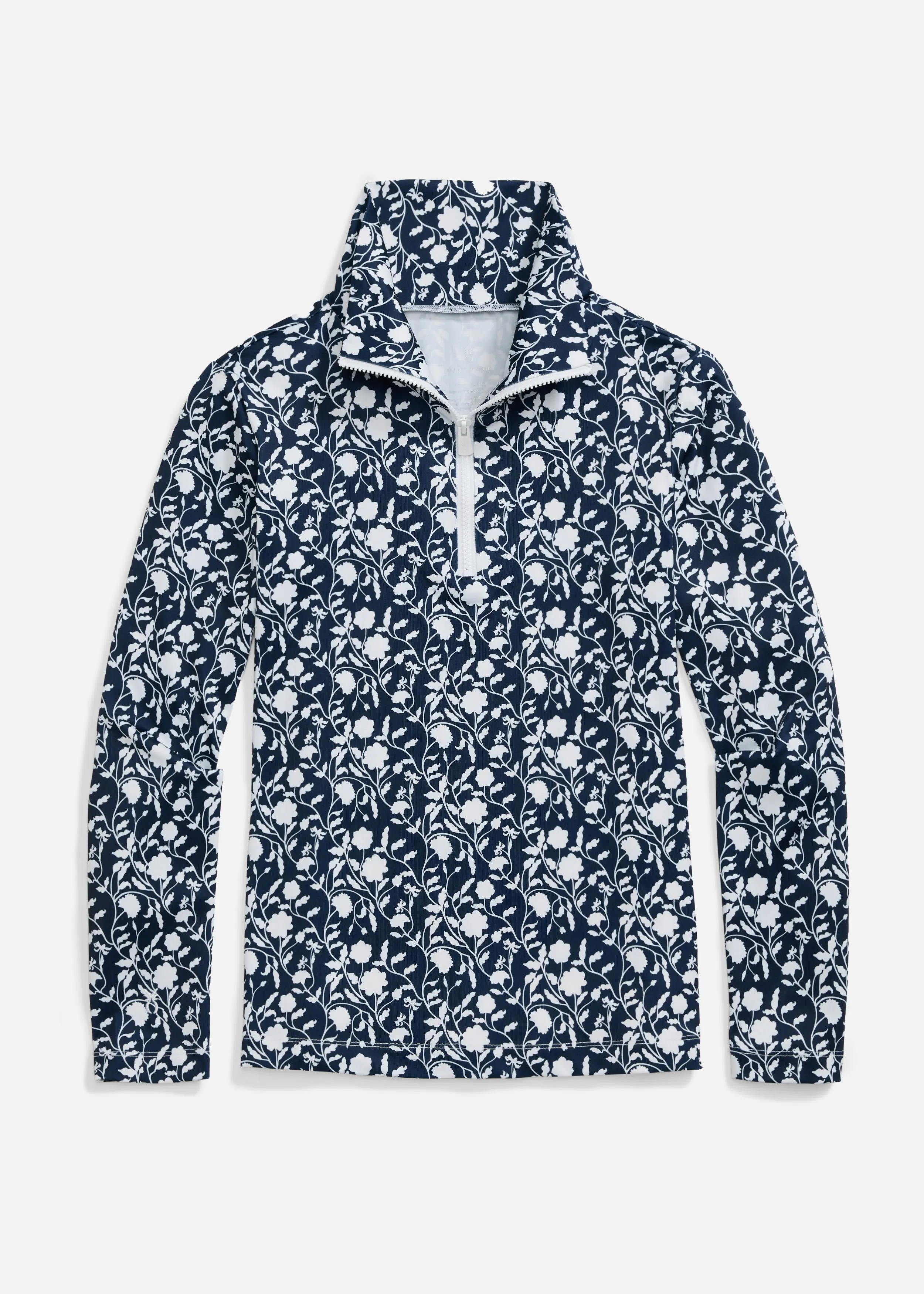 Newport Pullover in Luxe Stretch (Midnight Floral)