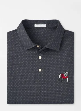 Peter Millar Georgia Standing Bulldog Tesseract Performance Jersey Polo