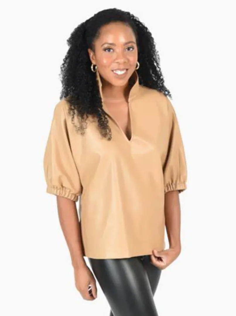 Poppy Top | Camel - XL