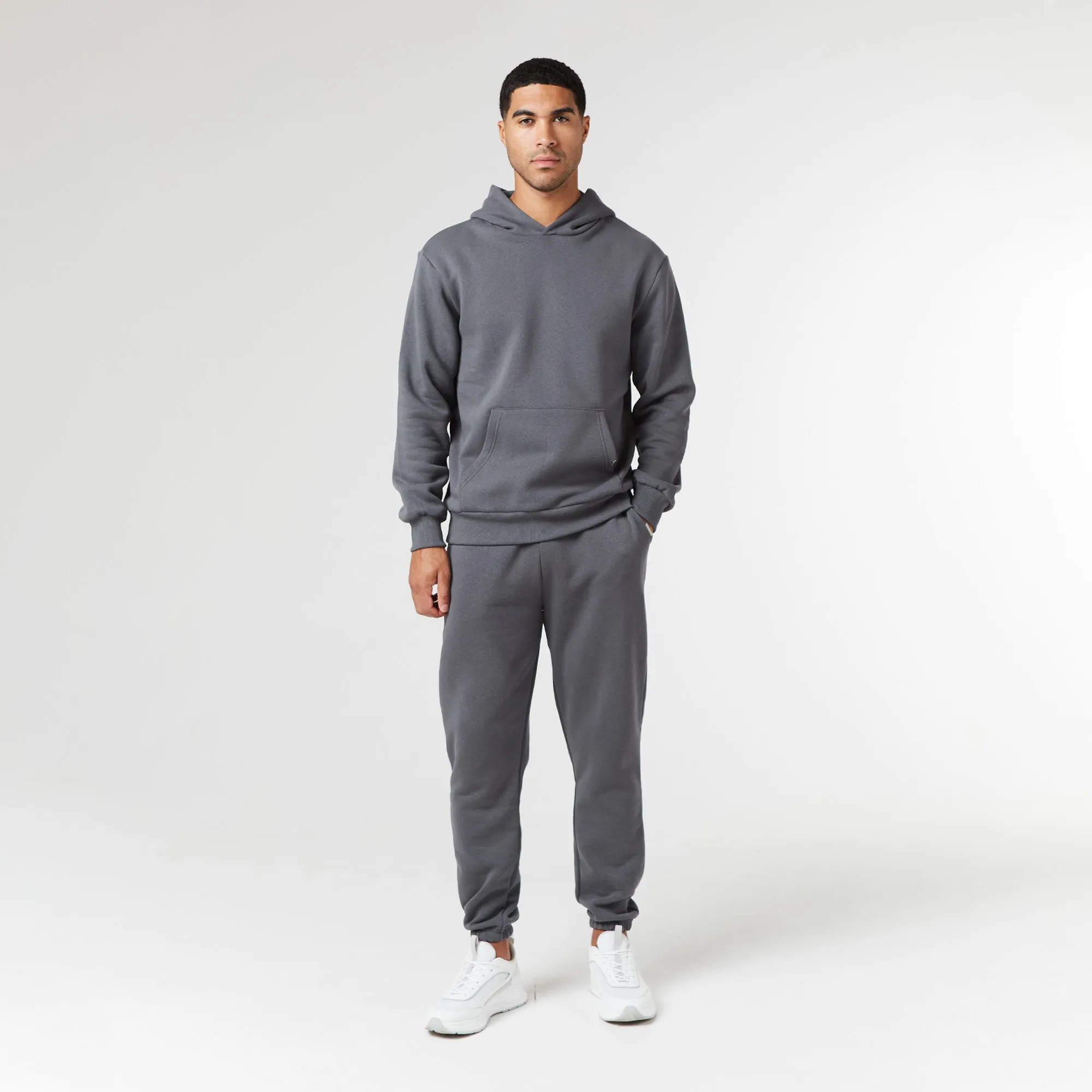 Relaxed Fit Cuffed Jogger | Graphite