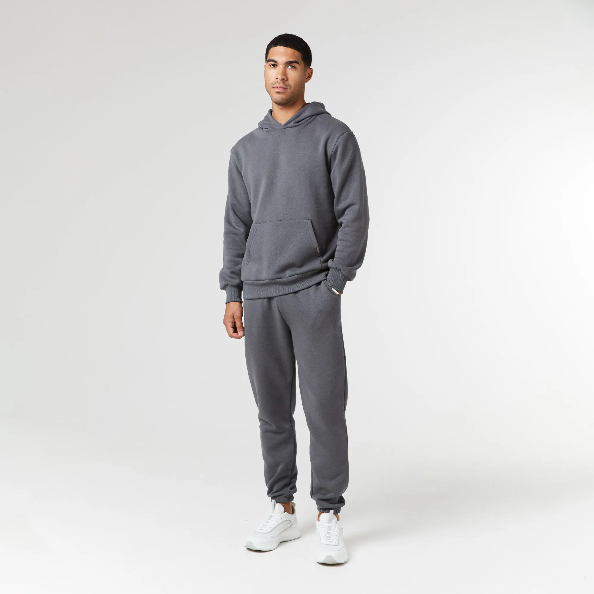 Relaxed Fit Cuffed Jogger | Graphite