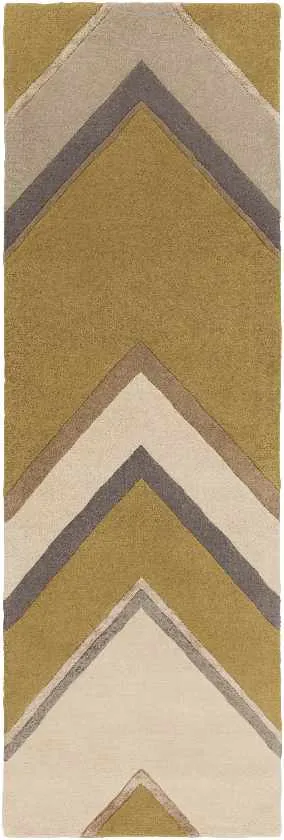 Richtew Modern Taupe/Camel Area Rug