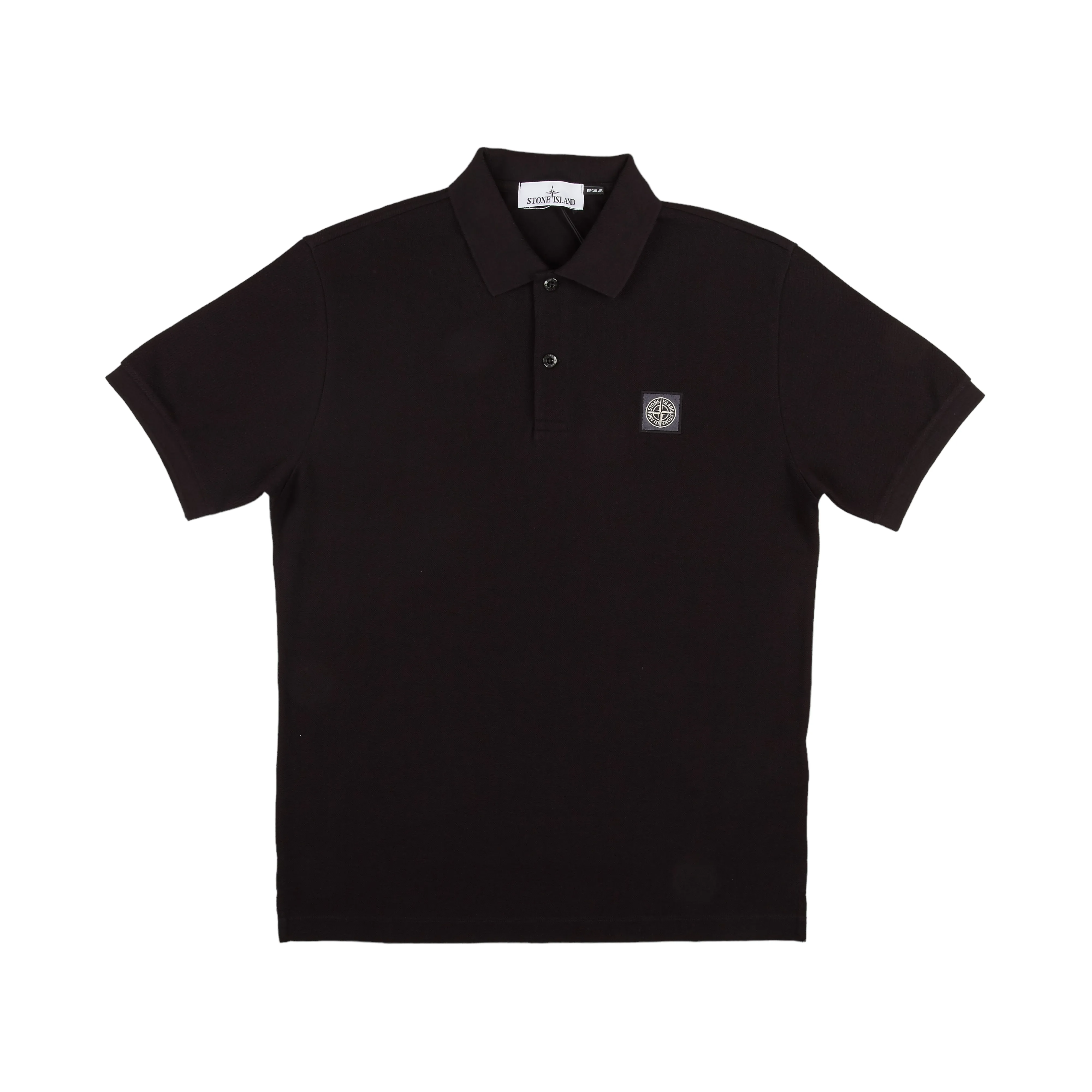 Stone Island Black 22R39 Short Sleeve Polo Shirt