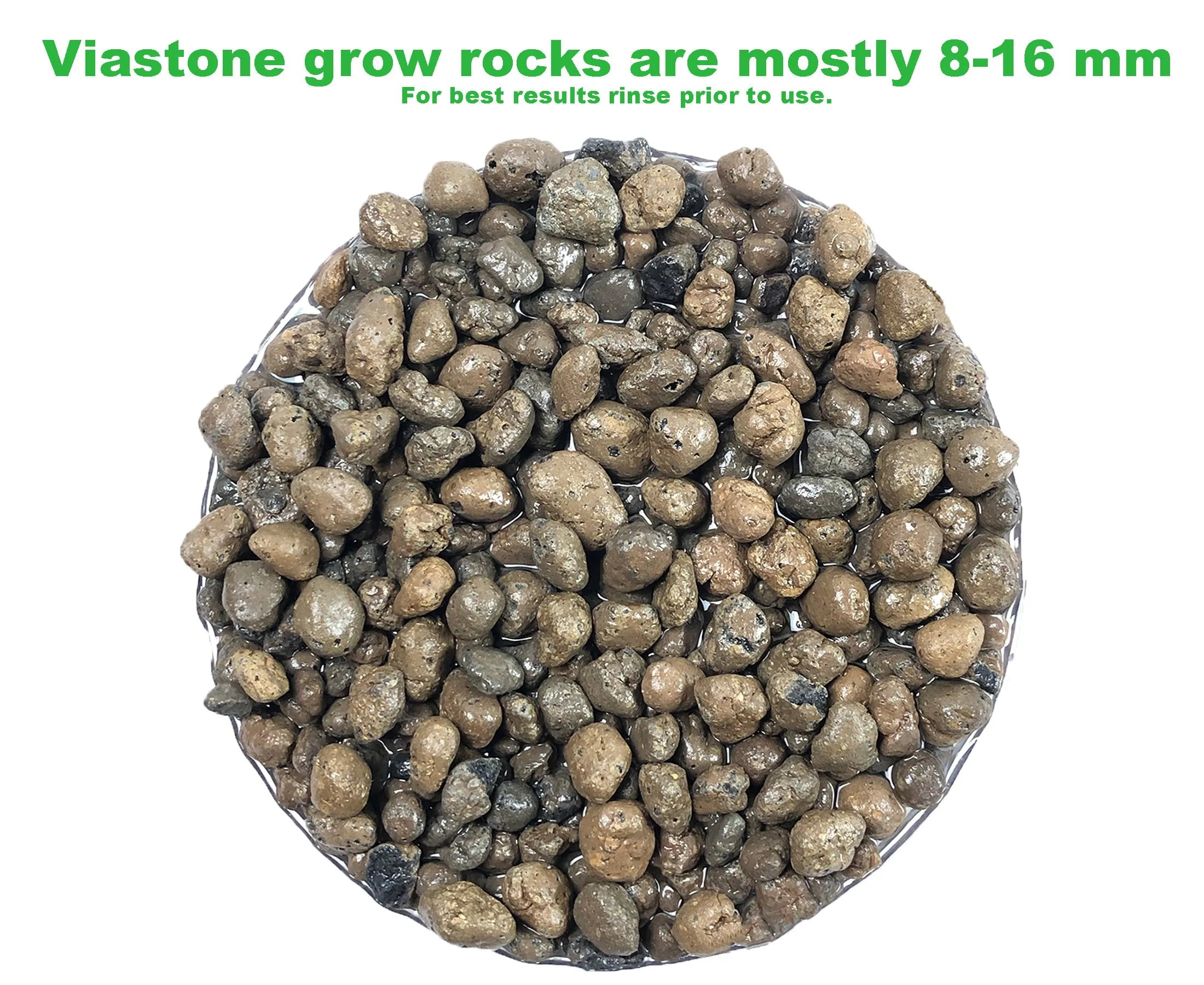 Viastone 50L Expanded Clay Pebbles, Grow Rocks, Irregular (Pallet of 52)