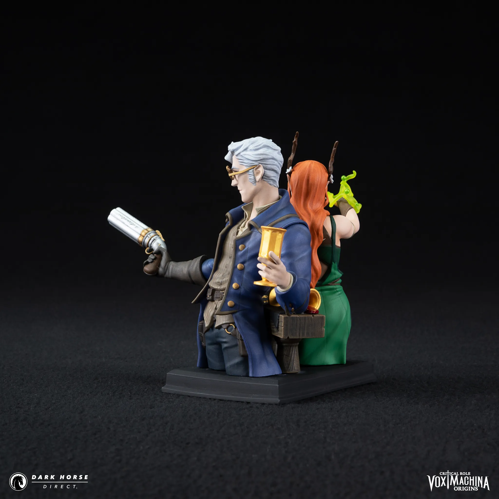 Vox Machina Origins - Keyleth and Percival Fredrickstein von Musel Klossowski de Rolo III Bust