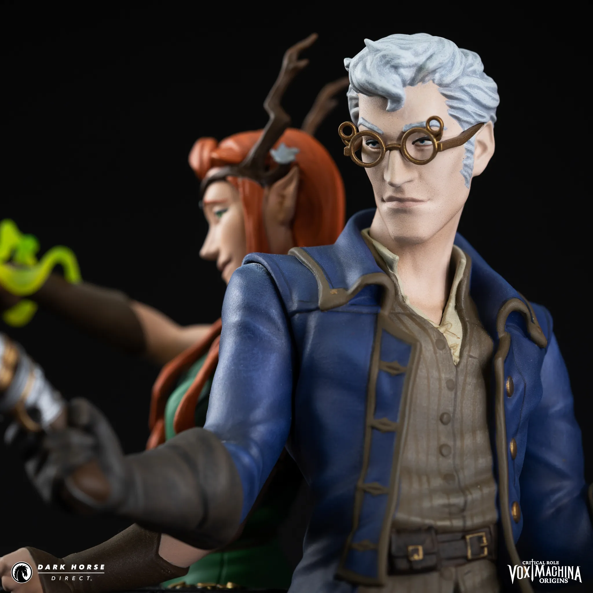 Vox Machina Origins - Keyleth and Percival Fredrickstein von Musel Klossowski de Rolo III Bust