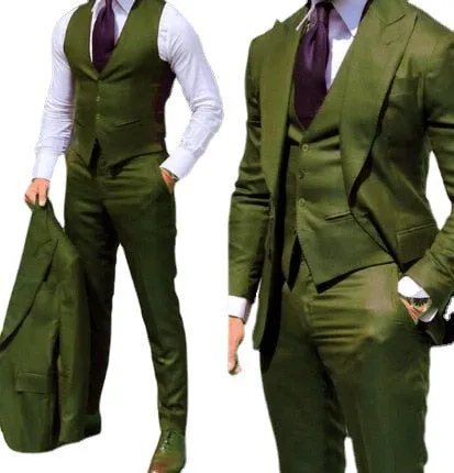 Wiaofellas New Arrival British Style Men's Suit Set for Wedding and Business Trajes De Hombre Costume Homme Traje Hombre Suits for Men