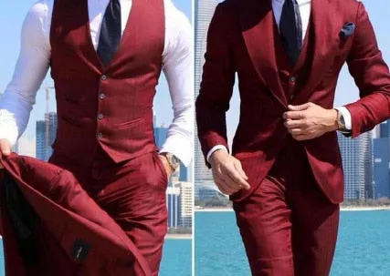 Wiaofellas New Arrival British Style Men's Suit Set for Wedding and Business Trajes De Hombre Costume Homme Traje Hombre Suits for Men